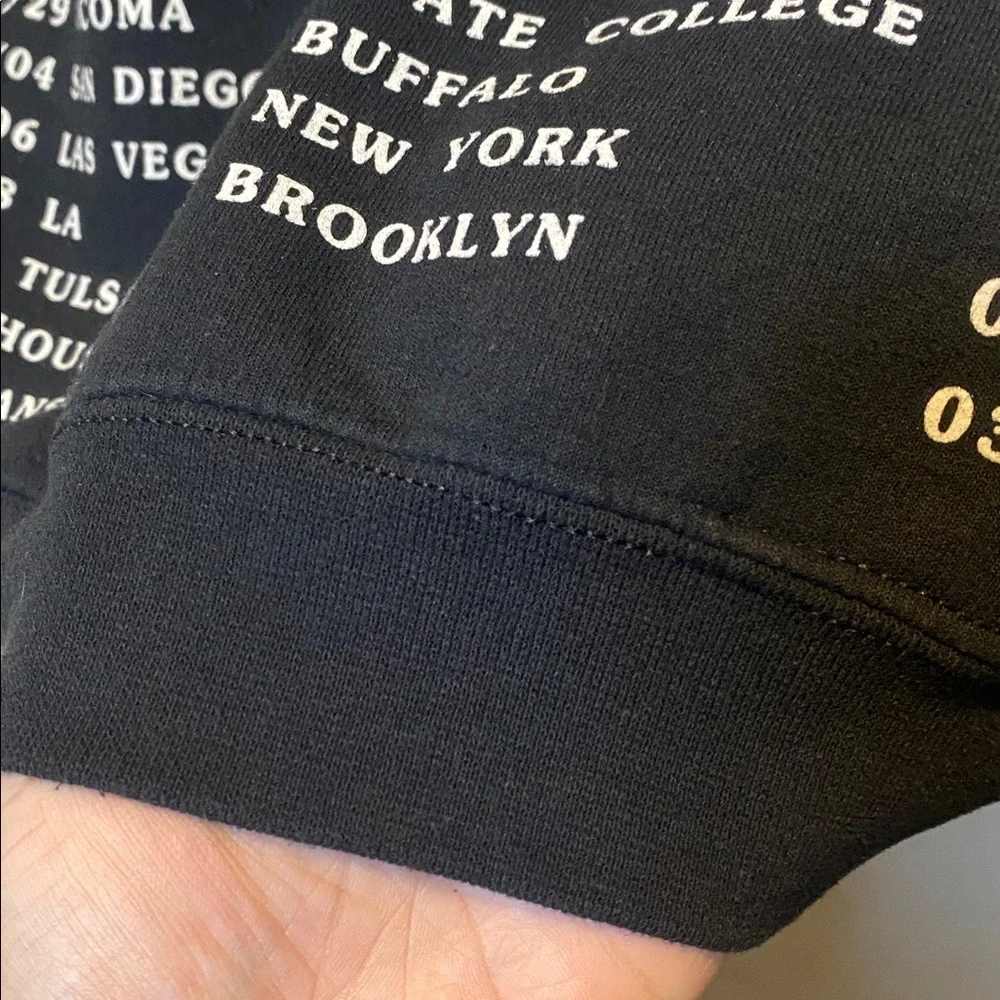 Travis Scott Astroworld Tour Wish You Were Here Hoodie Large Black Tour Dates - Picture 5 of 13